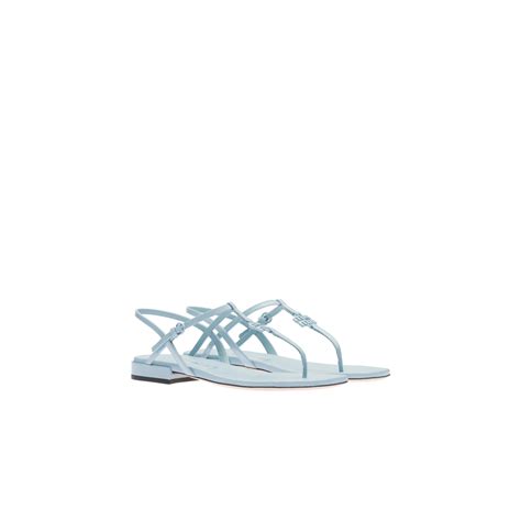 miu miu thong sandals|Light Blue Patent Thong Sandals .